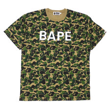 A BATHING APE 19SS ABC BAPE RELAXED TEE GREEN 1F20109057画像