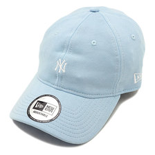 NEW ERA 9THIRTY ペールトーンスウェット ニューヨーク・ヤンキース ミニロゴ スカイブルー &times; ホワイト 11901271画像