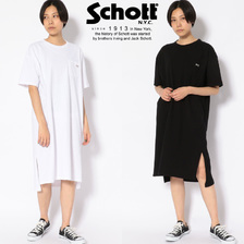 Schott Women's ONE-PIECE BASIC LOGO 3293002画像