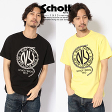Schott EMBROIDERED T-SHIRT RIDE FAST 3193070画像
