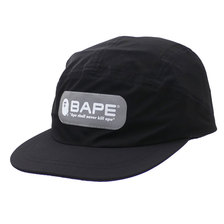 A BATHING APE 19SS RUNNING CAP BLACK 1F30180017画像