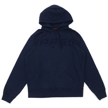Supreme 19SS Set In Logo Hooded Sweatshirt NAVY画像