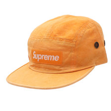 Supreme 19SS Washed Linen Camp Cap GOLD画像