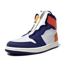 NIKE (WMNS) AIR JORDAN 1 HIGH ZIP "MICHAEL JORDAN" "LIMITED EDITION for JORDAN BRAND" WHT/BLU/ORG/YEL/O.WHT AQ3742-100画像