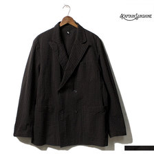 Kaptain Sunshine 2019SS Seersucker Fieldwrap Double-Breasted Jacket MADE IN JAPAN KS9SJK04画像
