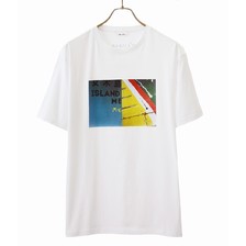 WELLDER Regular Fit T-Shirts (Megi-Island Photo Print) WM19SCS12画像