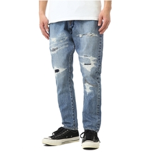 DENIM BY VANQUISH & FRAGMENT Five year wash remake tepered denim pants VFP4053画像