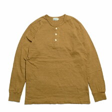 BURGUS PLUS L/S Henley Neck Tee HBP-010画像