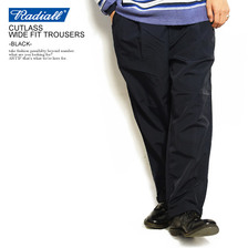RADIALL CUTLASS WIDE FIT TROUSERS -BLACK-画像