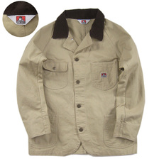 BEN DAVIS HEAVY OX CORDUROY COLLAR COVER ALL BDZT-8001画像