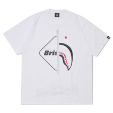 A BATHING APE &times; F.C.R.B. 19SS SHARK TEE WHITE画像