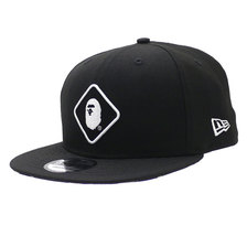 A BATHING APE &times; F.C.R.B. 19SS EMBLEM 9FIFTY SNAP BACK CAP BLACK画像