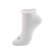 PUMA SG RUFFLE SHORT SOCKS 1P WHITE 907422画像