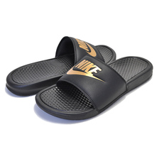 NIKE BENASSI JDI black/metallic gold 343880-016画像
