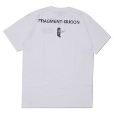 Qucon x Fragment Design TEE TYPE-02 WHITE画像