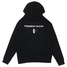 Qucon &times; Fragment Design HOODIE TYPE-02 BLACK画像
