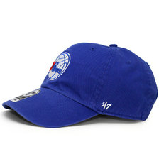 '47 Brand PHILADELPHIA 76ERS CLEAN UP STRAPBACK BLUE K-RGW16GWS-RYF画像