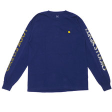 LQQK STUDIO THE OPTICAL L/S TEE NAVY画像