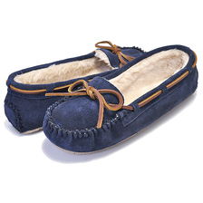 MINNETONKA CALLY SLIPPER DARK NAVY 4014画像