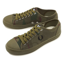 FRED PERRY CAMOUFLAGE HUGHES LOW IRIS TUNDRA CAMO B5168-H46画像