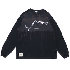 WTAPS 19SS DESIGN LS XeroX TEE BLACK 191ATDT-CSM01S画像