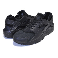 NIKE HUARACHE RUN(GS) TRIPLE BLACK black/black-black 654275-016画像