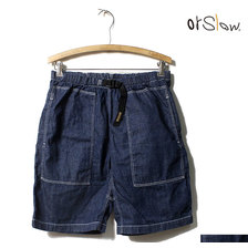 orslow 2019SS CLIMBING SHORTS UNISEX 6oz DENIM MADE IN JAPAN 03-7044-81画像