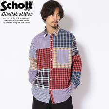 Schott PANEL MIX SHIRT 3195032画像