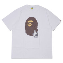 A BATHING APE 19SS BAPE ONLINE TEE WHITE 1E75110082画像