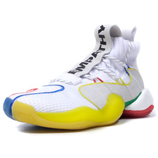 adidas CRAZY BYW LVL X PW "HU COLLECTION" "PHARRELL WILLIAMS" WHT/BLU/YEL/GRN/RED EF3500画像