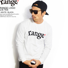 range range logo L/S tee -WHITE/BLACK- RGREG-LS01画像