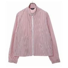 UNUSED Stripe cotton jacket US1564画像