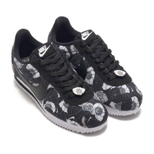 NIKE WMNS CLASSIC CORTEZ LX BLACK/BLACK-WHITE AV1338-001画像