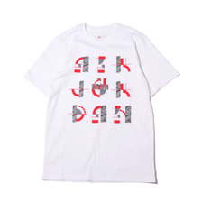 NIKE M J LGC AJ4 SS TEE 1 WHITE CI0268-100画像