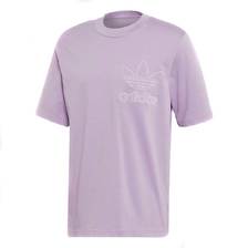 adidas OUTLINE TEE PURPLE GLOW DV1561画像