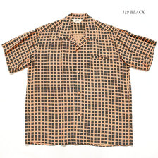 STAR OF HOLLYWOOD HIGH DENSITY RAYON S/S OPEN SHIRT "SQUARE GRID" SH38126画像
