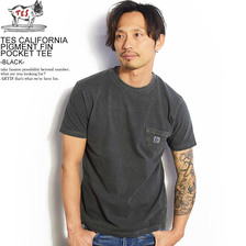 The Endless Summer TES CALIFORNIA PIGMENT FIN POCKET TEE -BLACK- FH-9574315画像
