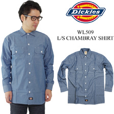 Dickies WL509 L/S CHAMBRAY SHIRT画像