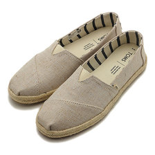 TOMS WMS Alpargata Natural Pearlized Metallic Woven 10013508画像