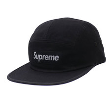 Supreme 19SS Washed Chino Twill Camp Cap BLACK画像