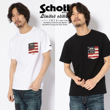 Schott FLAG POCKET T-SHIRT 3193069画像