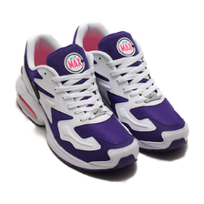 NIKE AIR MAX2 LIGHT WHITE/BLACK-CRT PRPL-HYPR PNK AO1741-103画像