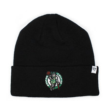 '47 Brand BOSTON CELTICS RAISED CUFF KNIT BEANIE BLACK K-RKN02ACE-BKD画像