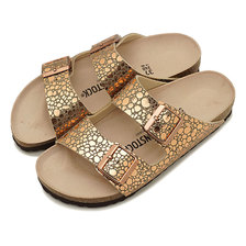 BIRKENSTOCK Arizona Metallic Stones Copper GC1006685画像