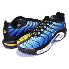 NIKE AIR MAX PLUS TN SE GREEDY black/chile red-tour yellow AV7021-001画像
