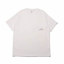 DESCENTE ddd X ATMOS LAB POCKET T-SHIRT WHITE DOR-T9505-WHTW画像