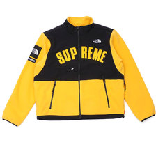 Supreme &times; THE NORTH FACE Arc Logo Denali Fleece Jacket YELLOW画像