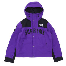 Supreme &times; THE NORTH FACE Arc Logo Mountain Parka Jacket PURPLE画像