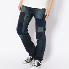 Schott STRETCH INDIGO DENIM PATCH 604999907画像