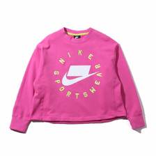 NIKE AS W NSW NSP CREW FLC FT BF ACTIVE FUCHSIA AR3053-623画像